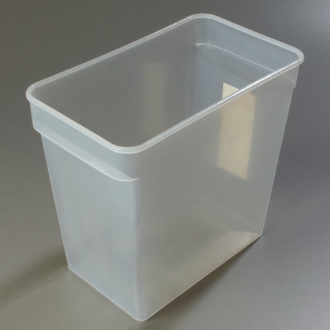 Carlisle CONTAINER FOOD PLASTIC RECTANGLE CLEAR