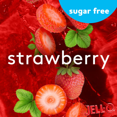 Jell-O GELATIN STRAWBERRY SUGAR FREE SNACKPAK