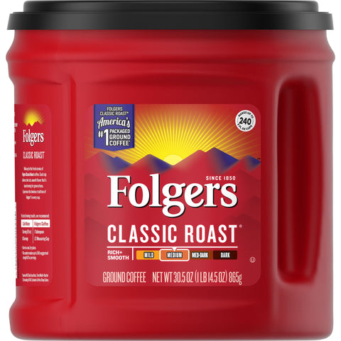 Folgers® COFFEE GROUND CLASSIC ROAST CAN