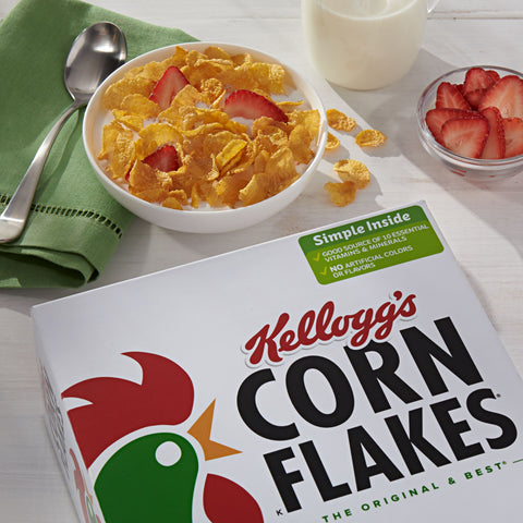 Kellogg's Corn Flakes Bulk Cereal, 26oz bags -- 4 per case