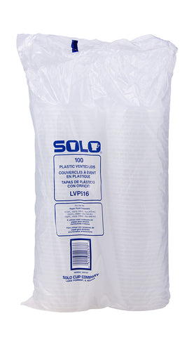 Solo® LID PLASTIC PP CLEAR F/ 16 OZ CONTAINER