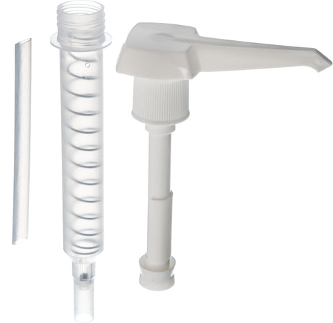 Pump Plastic White F/ Condiments .5 To 1 Oz