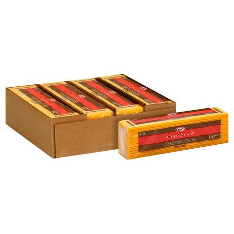 Kraft CHEESE CHEDASHARP PULLMAN SLICED 160 CT
