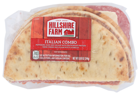 Hillshire Farm Italian Combo Flatbread Sandwich, 8.6 Ounce -- 10 per case