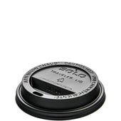 Solo® LID DOME TRAVELER® HOT CUP W/ SIP HOLE BLACK
