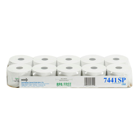 National Checking TAPE THERMAL CASH REGISTER WHITE