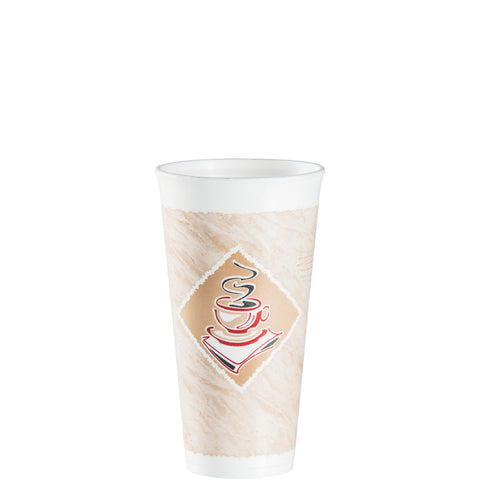 Dart CUP FOAM CAFE G WHITE 20 OZ