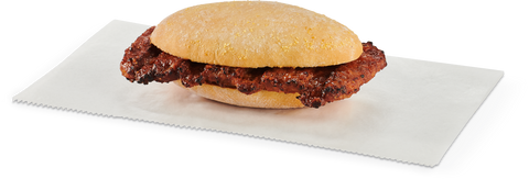 Advance Pierre Hot N Ready Barbecue Pork Rib Sandwich, 6.5 Ounce -- 12 per case.