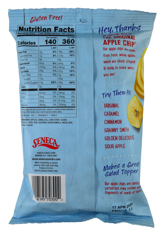 Seneca® CHIP FRUIT APPLE GOLDEN DELCIOUS SINGLE SERVE