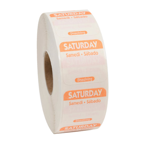 National Checking LABEL SAT 1X1 DISSOLVE-A-WAY