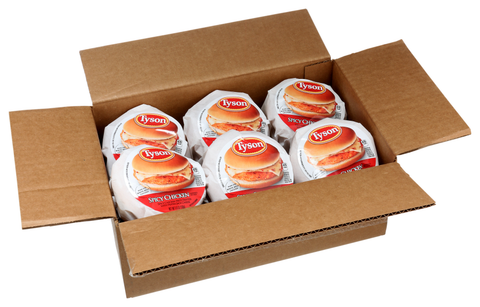 Tyson® SANDWICH CHICKEN SPICY H&S 5.6 OZ 10000038912