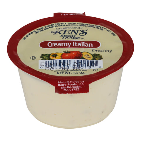 Ken's Foods DRESSING ITALIAN CREAMY ALL NATURAL SINGLE SERVE CUP