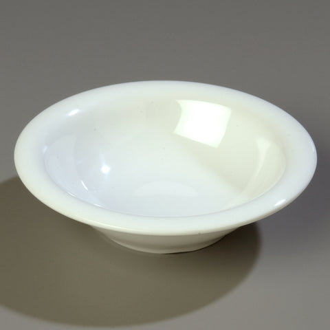 Carlisle BOWL RIMMED DURUS® MELAMINE WHITE 12 OZ