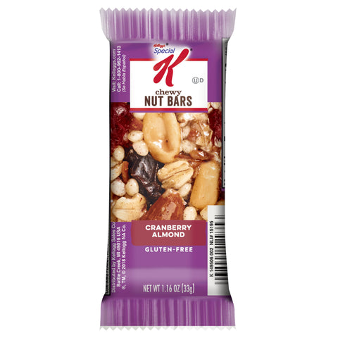 Snack Bar Special K® Chewy Nut Bar Cranberry Almond