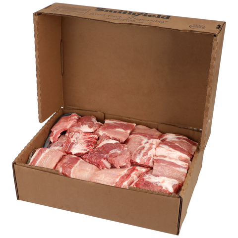 Farmland Pork Backrib Pieces Short, 30 Pound.