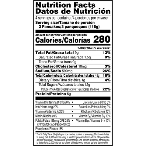 Eggo® PANCAKE BUTTERMILK 16.4 OZ