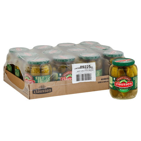 Claussen PICKLE WHOLE HARTY GARLIC REFRIGERATED