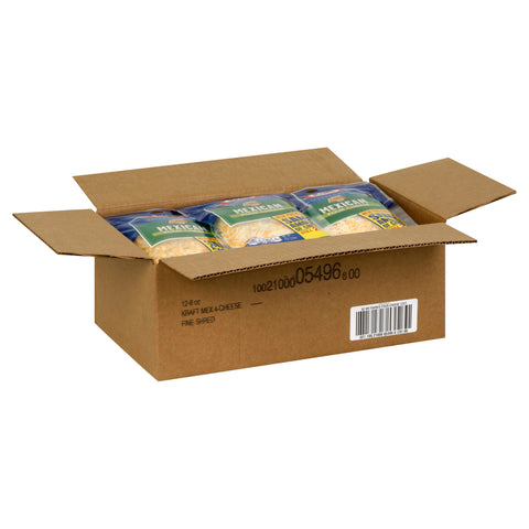 Kraft Finely Shredded Mexican Style Four Cheese, 8 Ounce -- 12 per case.