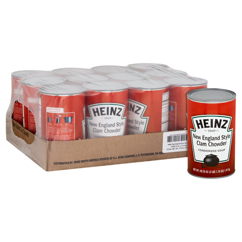 Heinz® SOUP NEW ENGLAND STYLE CLAM CHOWDER CONDENSED 796400/78003948