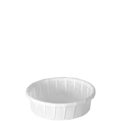 Solo® White CUP PAPER PORTION SOUFFLE WHITE .75 OZ