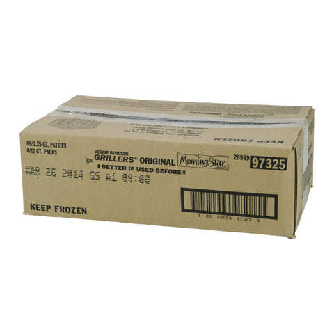MorningStar Farms Vegetarian Burger Grillers, 2.25 ounce -- 48 per case