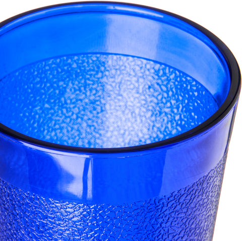 Carlisle TUMBLER STACKABLE™ SAN PLASTIC RORAL BLUE 9.5 OZ