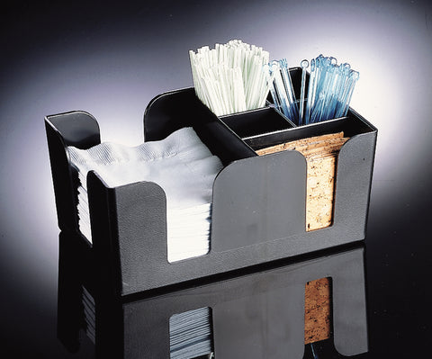 Carlisle BAR CADDY ORGANIZER PLASTIC BLACK