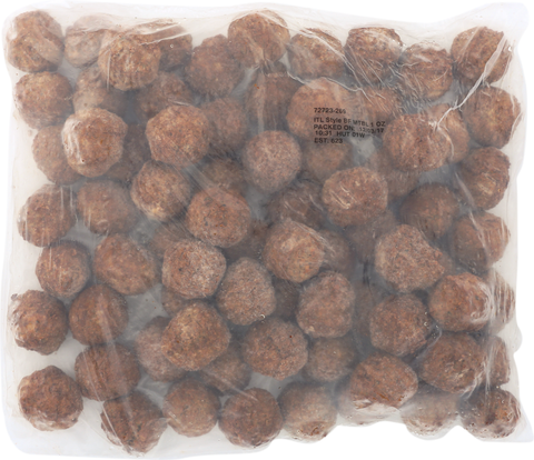 Bonici® MEATBALL BEEF ITALIAN STYLE OVEN ROASTED FC 1 OZ 10727230269
