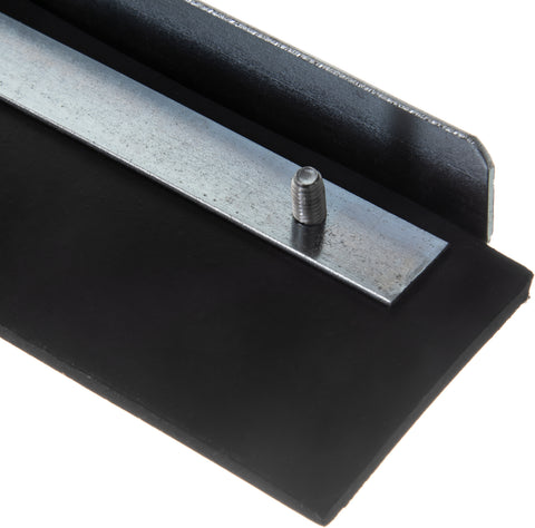 Flo-Pac® SQUEEGEE STRAIGHT BLADE BLACK RUBBER BLACK 24