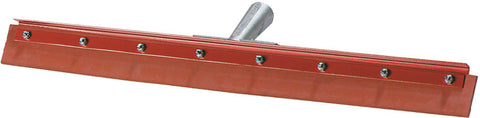 Squeegee Floor Straight Red Gum Rubber W/ Heavy Duty Steel Frame 18