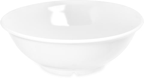 Carlisle BOWL SERVING FOOTED MELAMINE WHITE 36 OZ