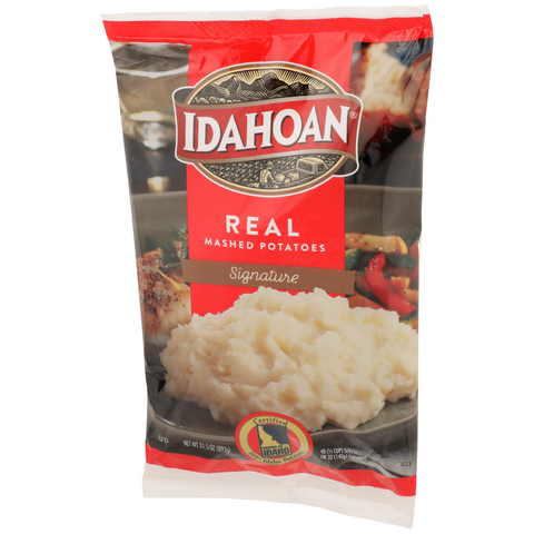 Idahoan REAL Signature Mashed Potatoes, 31.5 ounce Pouch -- 8 per case