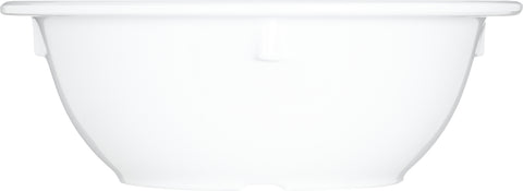 Carlisle BOWL NAPPIE RIMMED KINGLINE™ MELAMINE WHITE 12.5 OZ