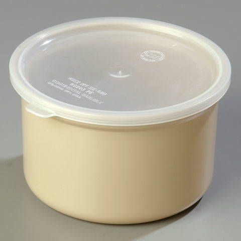 Carlisle CROCK POLY-TUF™ W/ LID BEIGE 1.5 QT