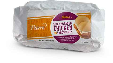 Pierre® SANDWICH MINI SPICY BREADED CHICKEN TWIN IW 10000003297