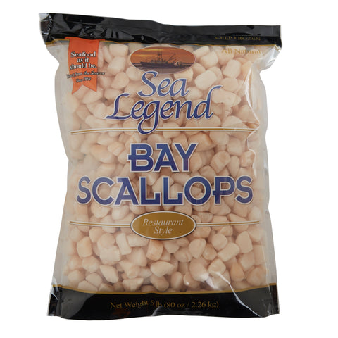 Sea Legend SCALLOP BAY DRY 80/100 RAW IQF