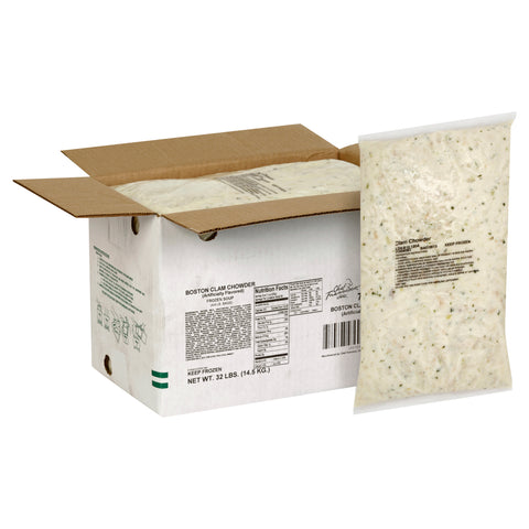 Chef Francisco Boston Clam Chowder Soup, 8 Pound -- 4 per case