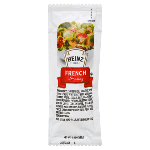 Heinz® DRESSING FRENCH SINGLE SERVE PACKET 532800/78000722