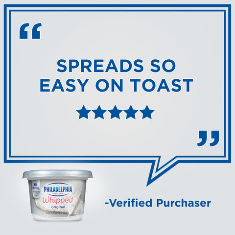 Kraft Philadelphia Whipped Plain Cream Cheese Spread, 8 Ounce -- 12 per case.