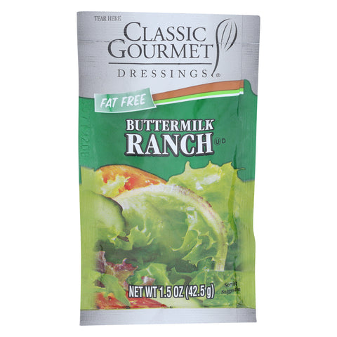 Classic Gourmet Select DRESSING RANCH BUTTERMILK FAT FREE SINGLE SERVE POUCH