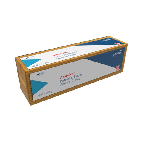 Schreiber CHEESE AMERICAN EZ PEEL SLICED 160 CT