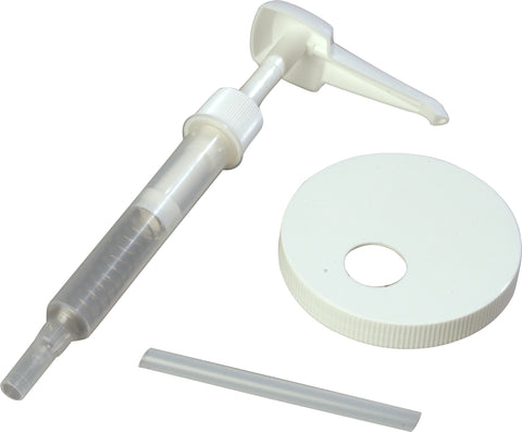 Carlisle PUMP & LID SET (110MM) 5 DIP TUBE - WHITE 