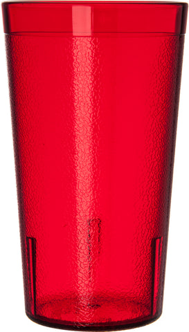 Carlisle TUMBLER PLASTIC SAN PLASTIC RED 12 OZ