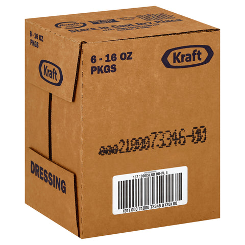 Kraft Thousand Island Dressing, 16 Ounce -- 6 Case