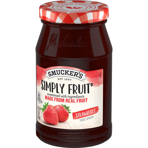 Simply Fruit PRESERVES STRAWBERRY GLASS JAR