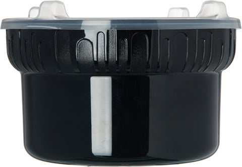 Carlisle CROCK GOURMET BLACK PC W/ CLEAR LID 1.9 QT 7.12