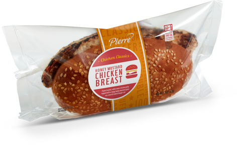 Advancepierre™ SANDWICH CHICKEN BREAST JUMBO HONEY MUSTARD FILM WRAPPED 10000001130