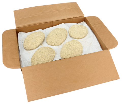 APF Red Label VEAL PATTIE ITALIAN BREADED OVAL 4 OZ 10000001050