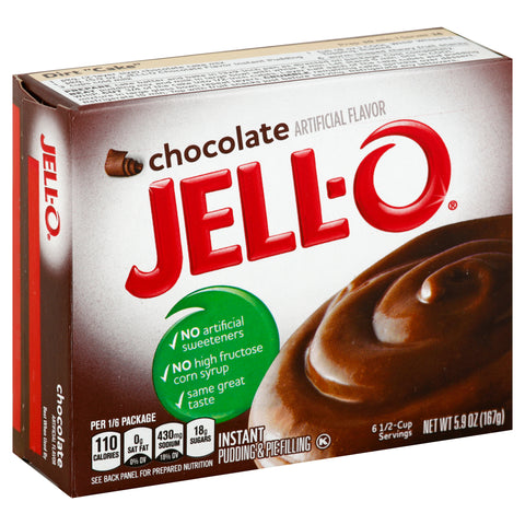 Jello Instant Chocolate Pudding, 5.9 Ounce -- 24 Case