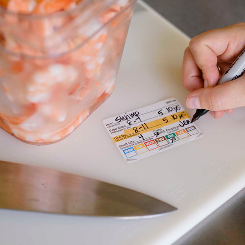 DateIt™ LABEL FOOD PEEL MONDAY-SUNDAY 2X3